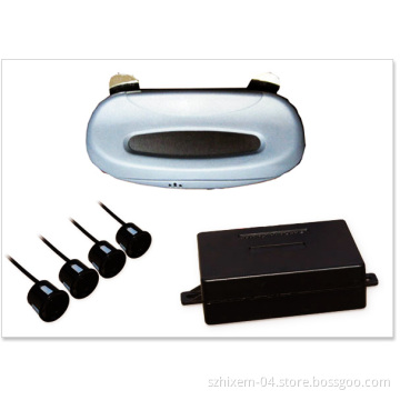 Parking Sensor Parking Radar LED004 with LED Display 4 Sensors with 2.5m Wire White Black Silver Sensor Available
